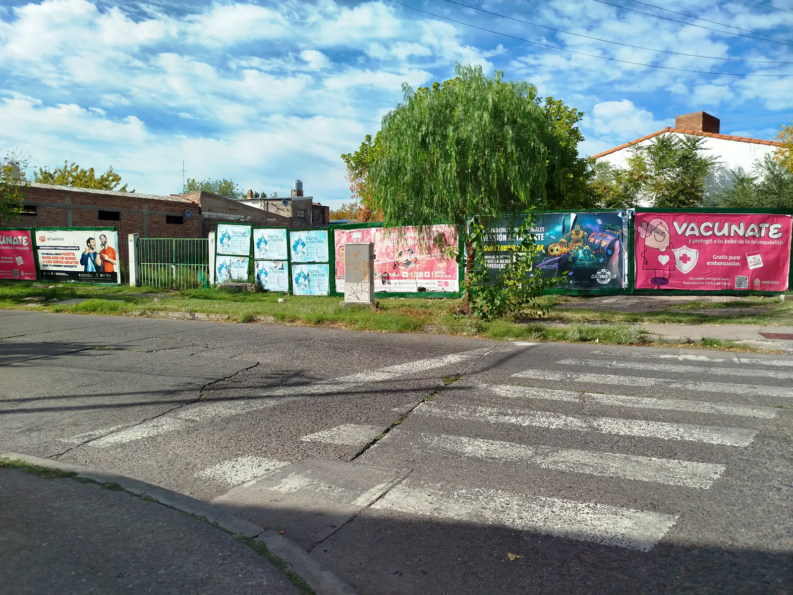 Terreno en esquina sobre Av. Balloffet y Santa Fe – San Rafael